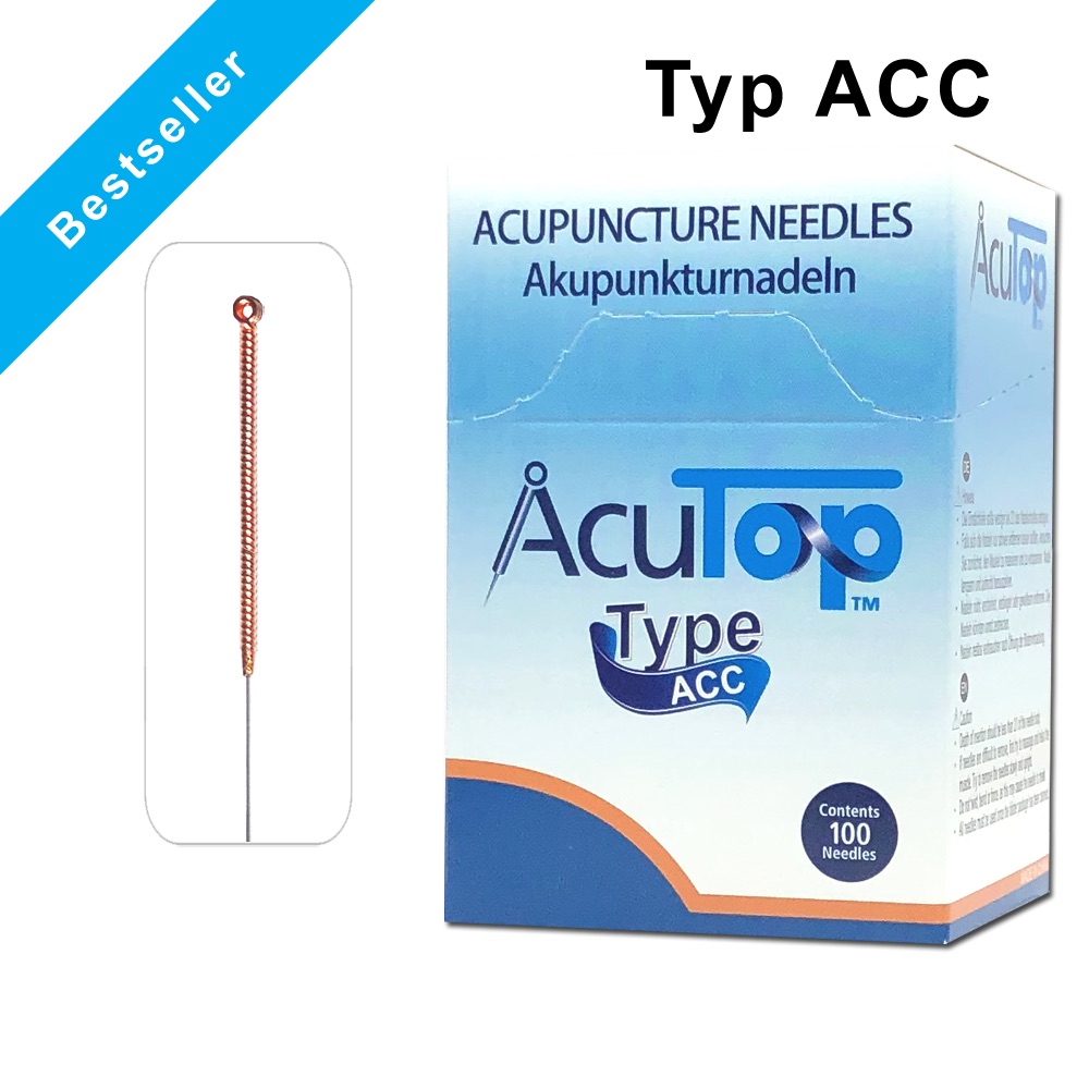 Akupunktúrne ihly ACU TOP, Typ ACC 0,30 x 60 mm