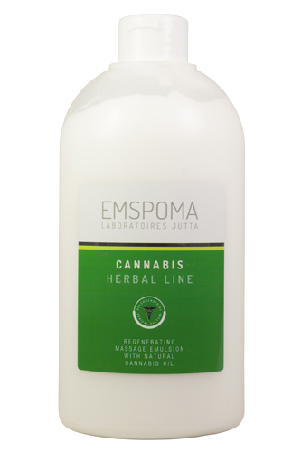 Emspoma herbal line Cannabis masážna emulzia 1 l.