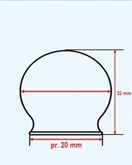 Banka na bankovanie tandartn tenkostenn s priemerom 20 mm