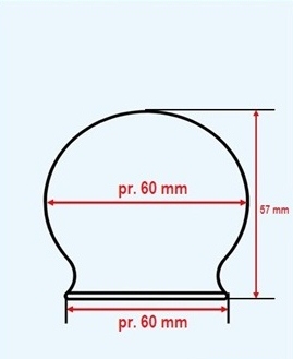 Banka na bankovanie suknikov tenkostenn s priemerom 60 mm