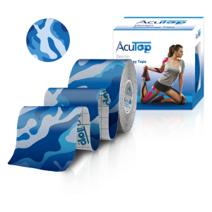Kineziologick tejp ACU TOP modr maskov 5cm x 5m