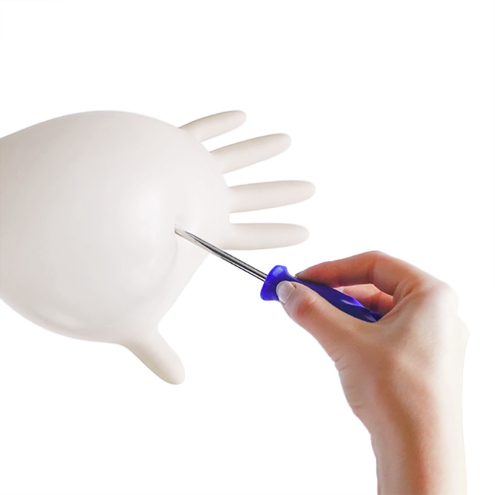 Latexov rukavice LATEX STANDARD 100 ks, nepudrovan biele