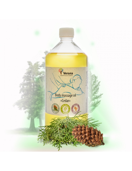 Verana rastlinný Masážny olej Borovica 1000 ml 