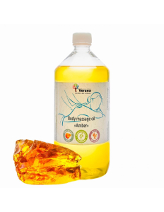 Verana rastlinný Masážny olej Jantár 1000 ml