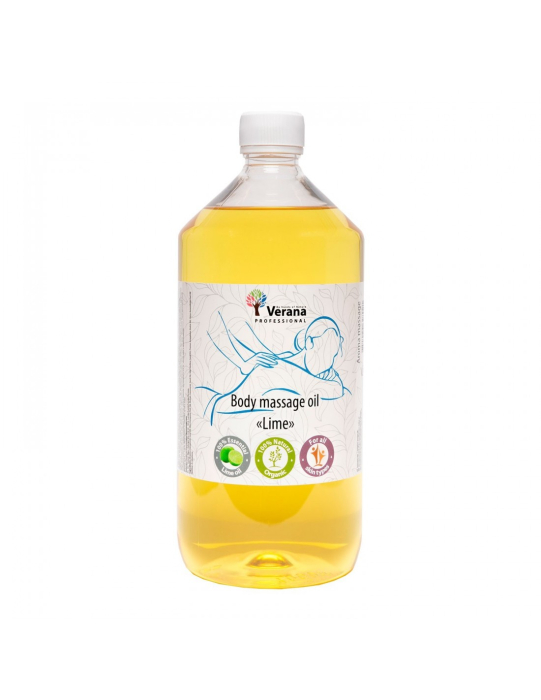 Verana rastlinný Masážny olej Limetka 1000 ml