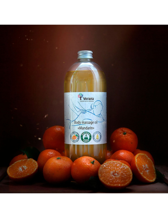 Verana rastlinný Masážny olej Mandarinka 1000 ml