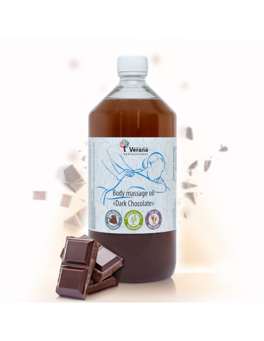 Rastlinný Masážny olej Tmavá čokoláda 1000 ml
