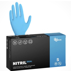 Nitrilov rukavice NITRIL IDEAL-100 ks, modr