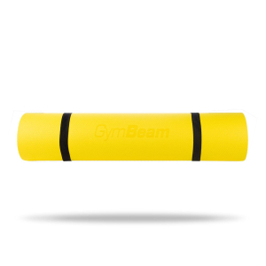 Podložka Yoga Mat Dual šedá / žltá - GymBeam