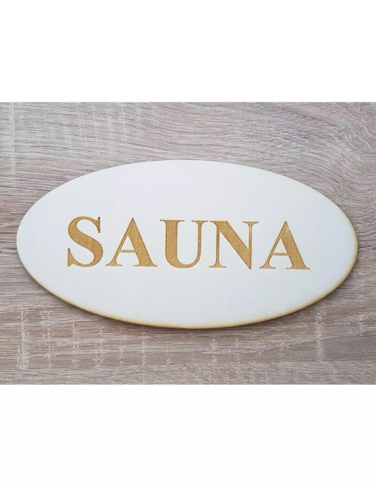 Tabuka s npisom Sauna 20 cm