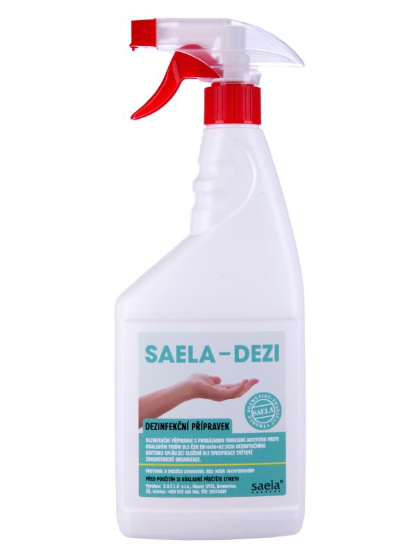 SAELA - DEZI - dezinfekcia na ruky - 750 ml s rozprašovaèom