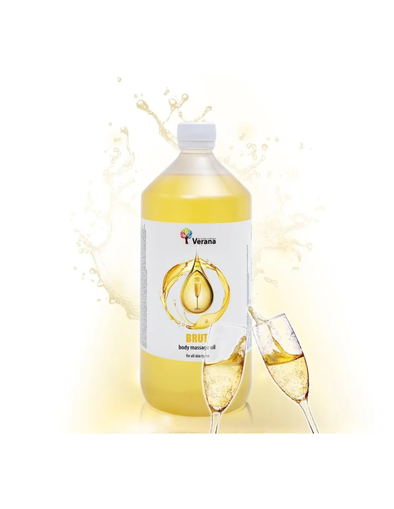Verana rastlinný Masážny olej Brut 1000 ml
